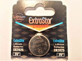 Lithium-Knopfzelle  Batteria A Bottone CR2025 3V