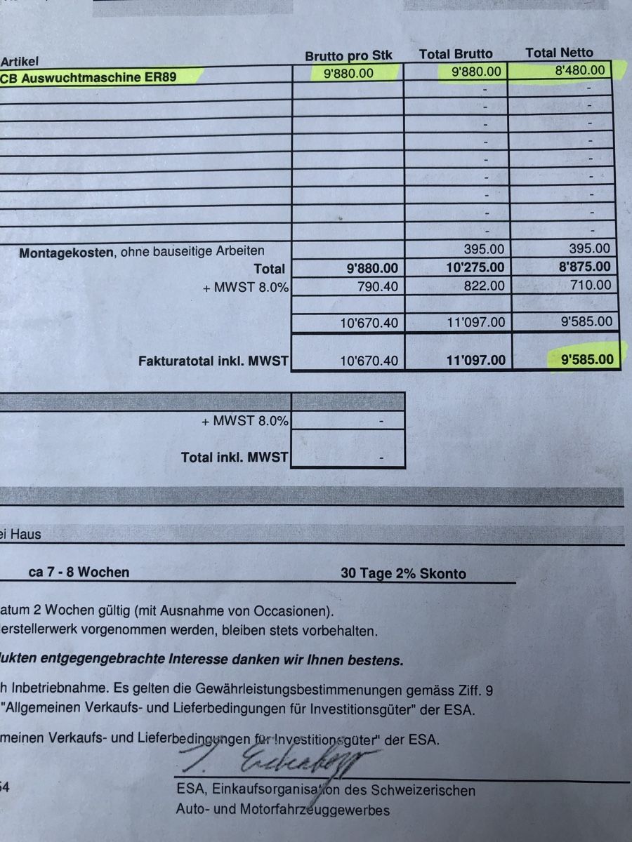 Alle Maschinen: Auswuchtmaschine Cemb ER 89 – Gebraucht aus Heimenschwand von V8power2 5