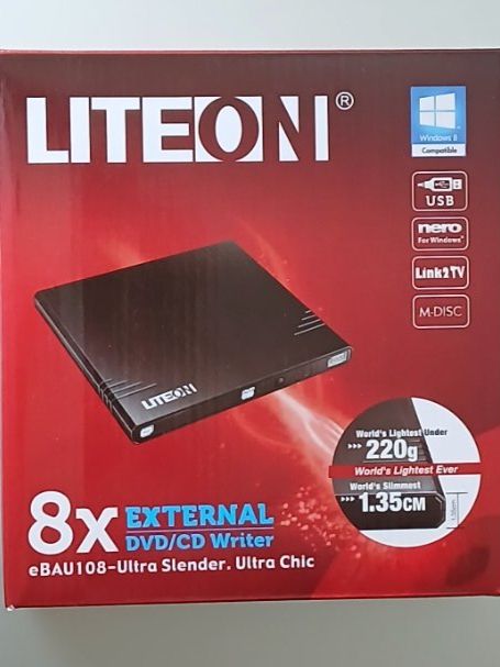 Registratori: LITEON 8x External DVD/CD Writer – Nuovo e nell'imballaggio originale da Zürich venduto da sebime0