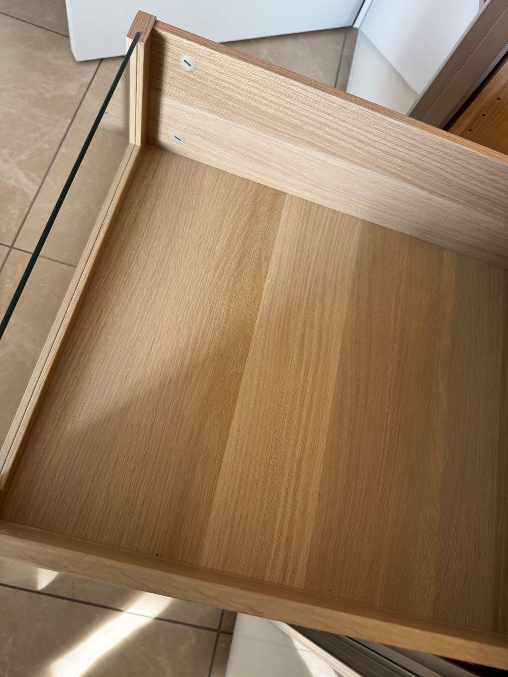 Ikea Armadi: KOMPLEMENT Trenner mit 4 Schubladen Eichenfarbe – Usato da Höri venduto da Swisschocolate 2