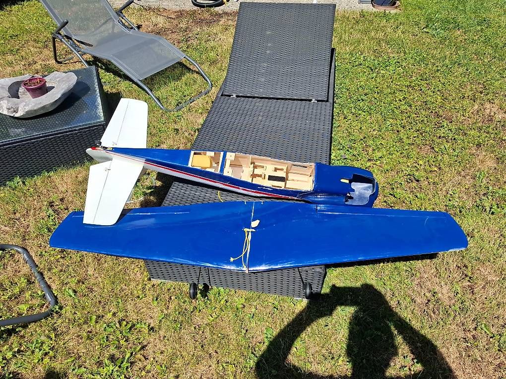 RC Modellbau: Avion acro bois – Gebraucht aus grandvillard von ChanceVought 4