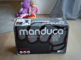 Manduca Kindertrage "Black Line"