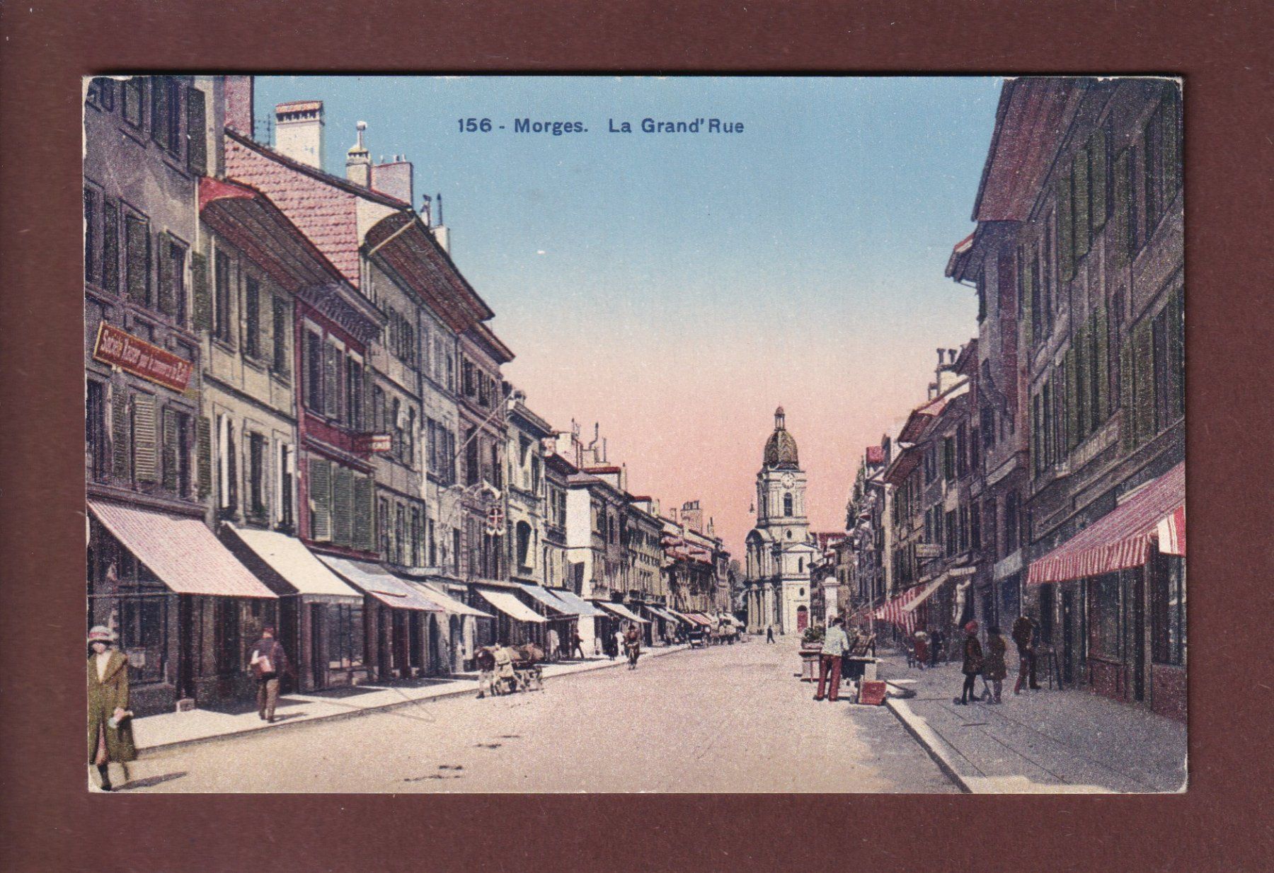 Cartoline postali: MORGES - Grand'Rue – Usato da Pully venduto da nicecards
