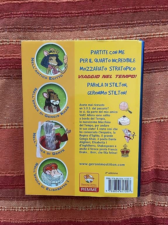 Bücher: Viaggio nel tempo 4 - Geronimo Stilton – Gebraucht aus Giebenach von Flaz78 1