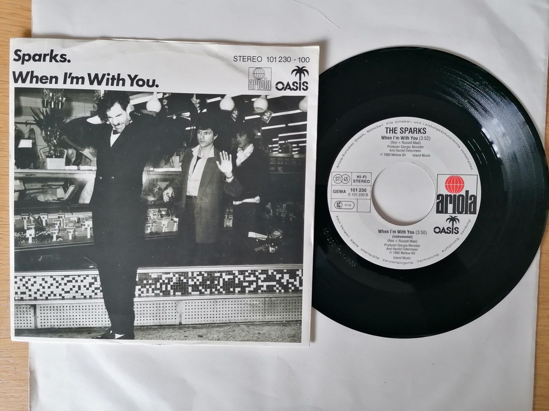Dischi in vinile: Sparks -- When I'm With You – Usato da Beinwil am See venduto da Funkthesizer
