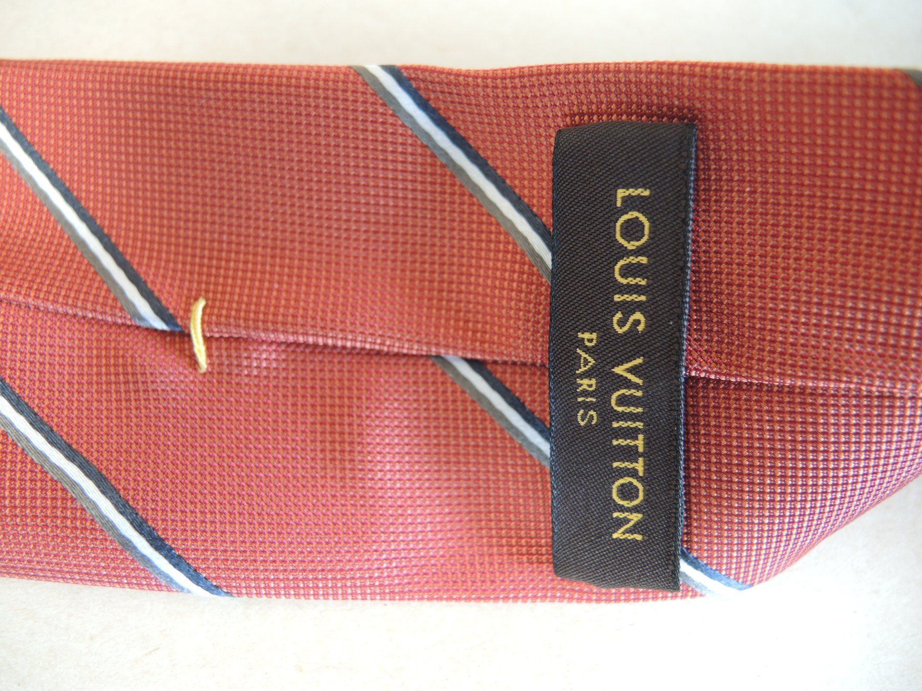 Louis Vuitton Cravatte: Krawatte LOUIS VUITTON Seide Kravatte Cravatta cravate – Usato da Rorschach venduto da maeck8 3