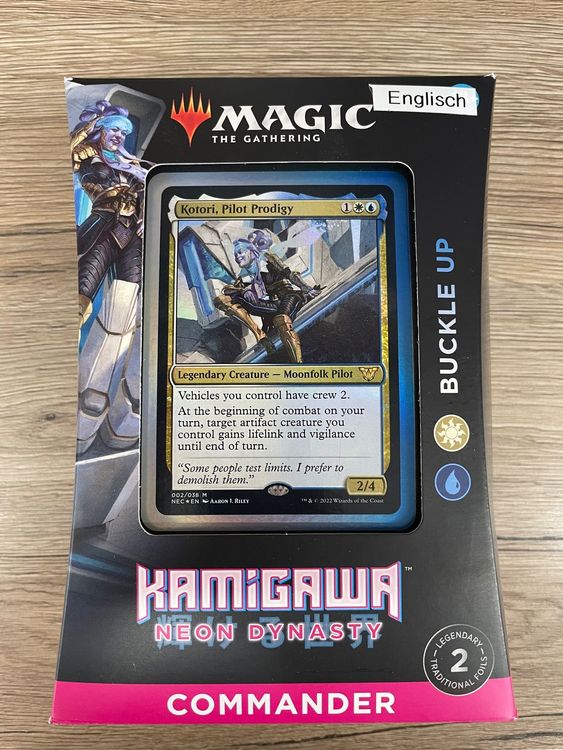 Magic Commander Deck Kamigawa Neon Dynasty Buckle Up English Kaufen