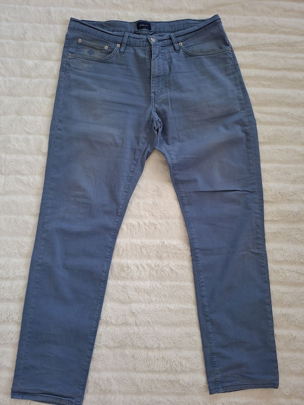 Gant Hosen: Pantalon Gant bleu, taille 33/34, coupe slim - – Gebraucht aus Renens VD von ser_j2fn 3