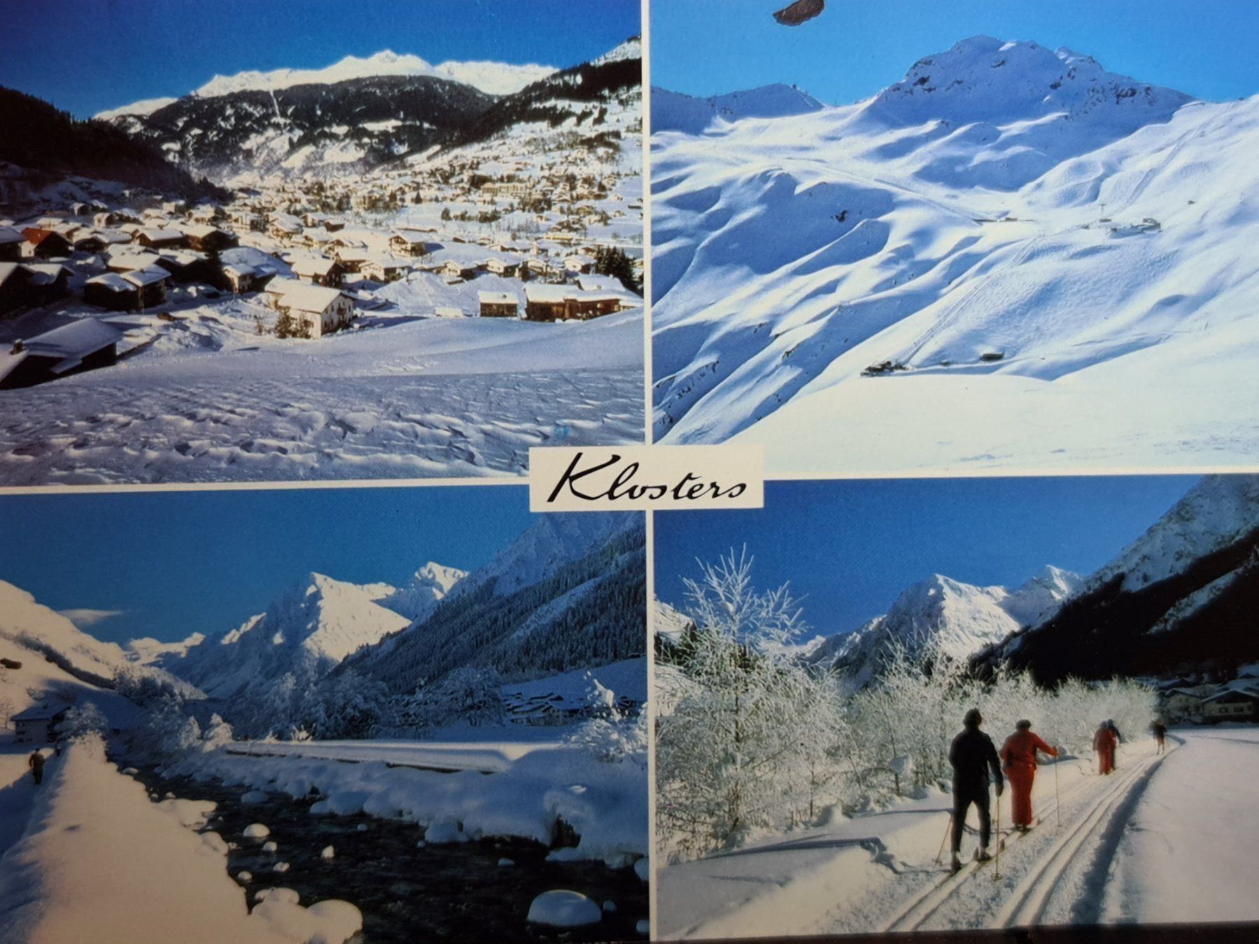 Cartoline postali: Ansichtskarte Klosters 1983 – Usato da Dintikon venduto da Vexi