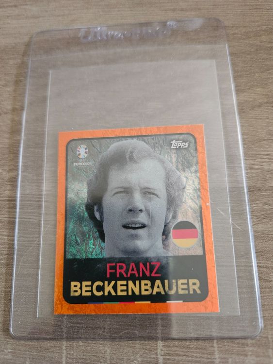 Topps Euro 2024 Futbol Çıkartmaları Franz Beckenbauer  West Germany Leg 9 P 865856689