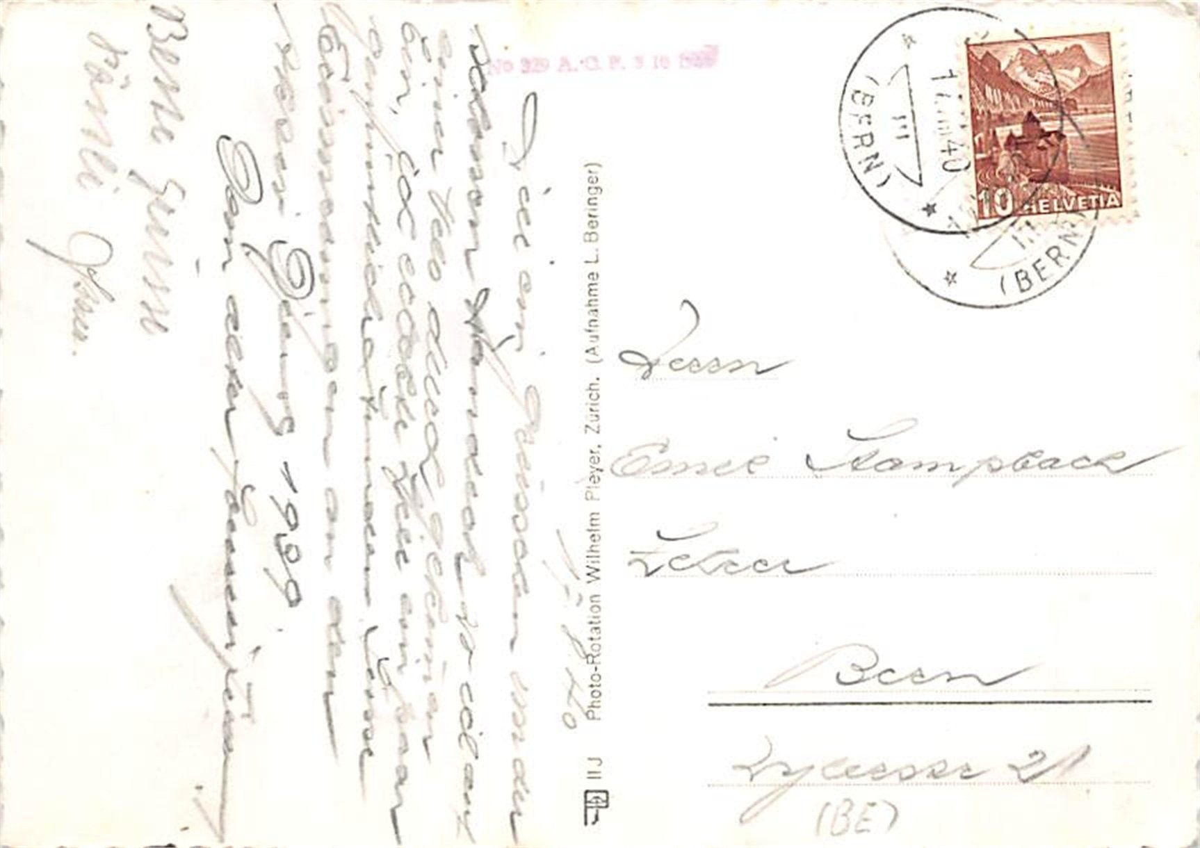 Cartoline postali: Handeck, Hotel, Grimselstrasse – Usato da Ottikon b.Kemptth. venduto da Neptun1974 1