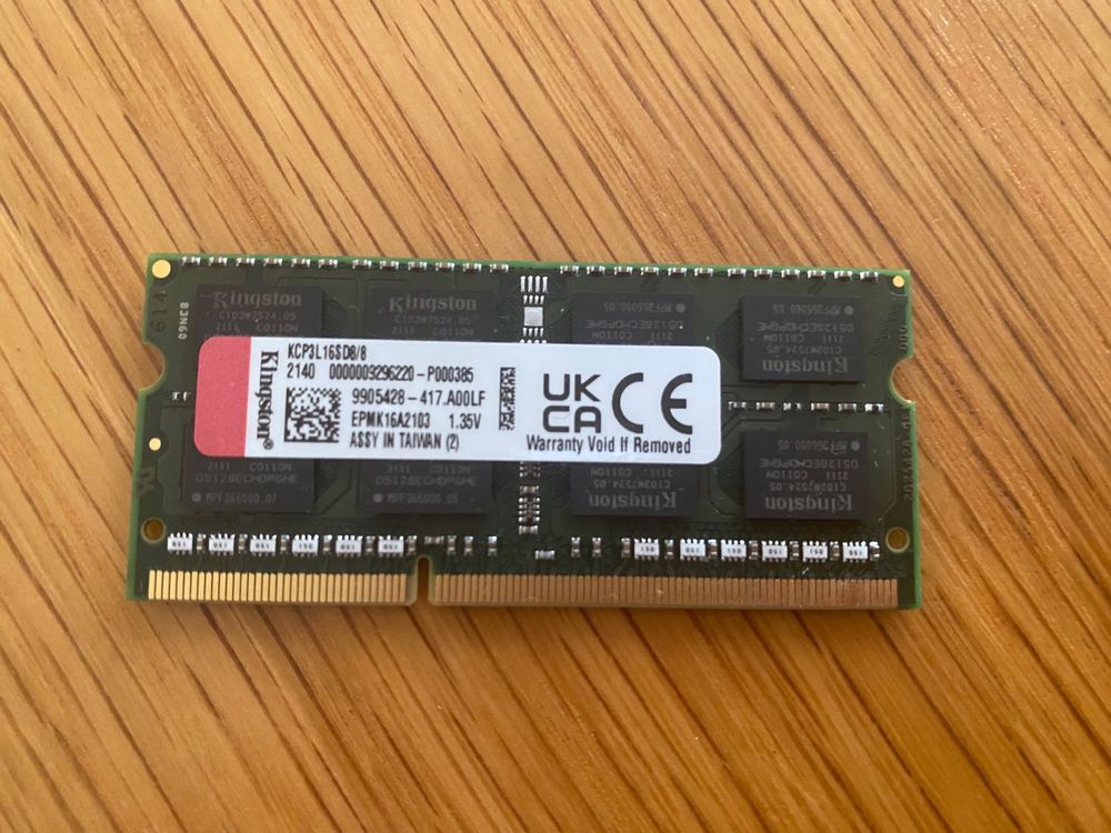 8 GB Laptop Memory (Gebraucht) in Hünenberg für CHF 40 – mit Lieferung ...