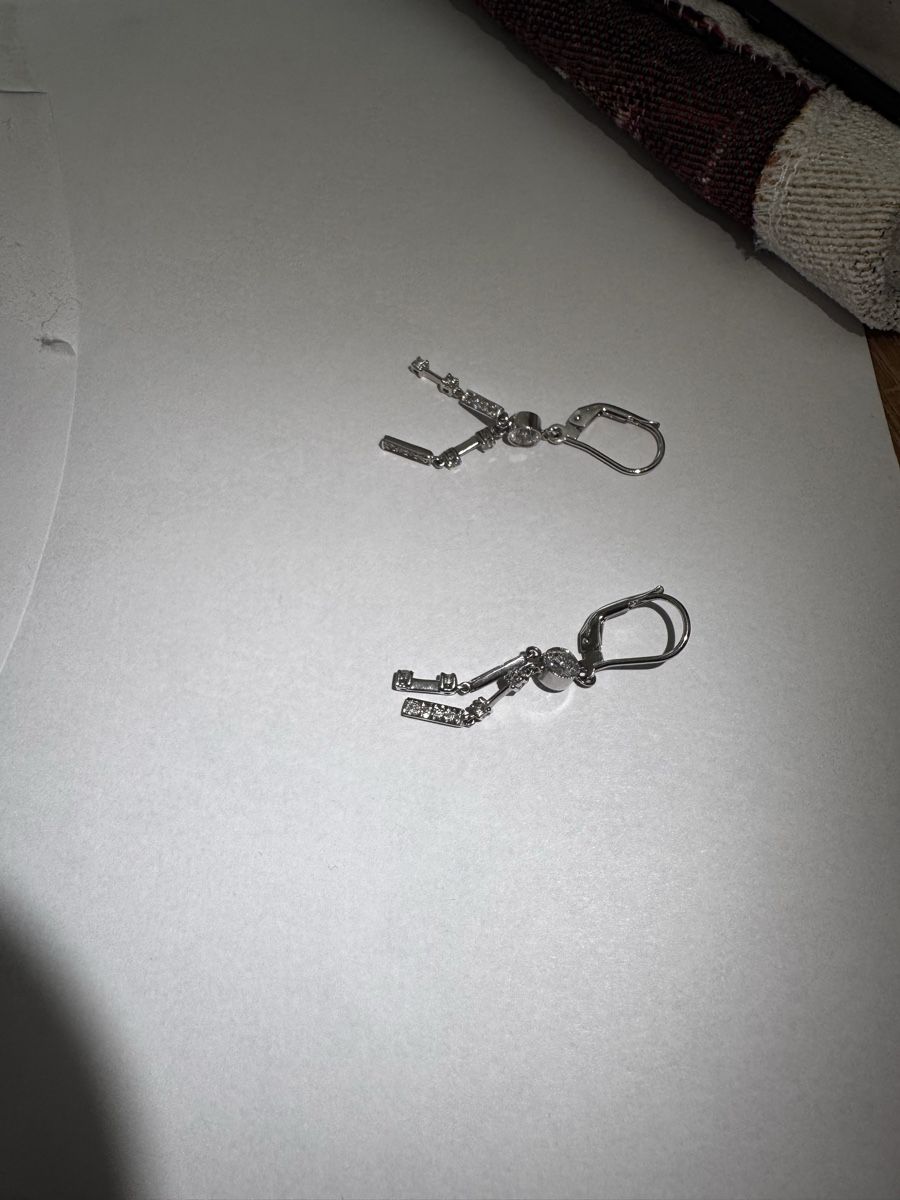 Ohrringe & -stecker: Orecchini pendenti oro 18ct e diamanti – Neu (gemäss Beschreibung) aus Lugano von inf_v8qm 5