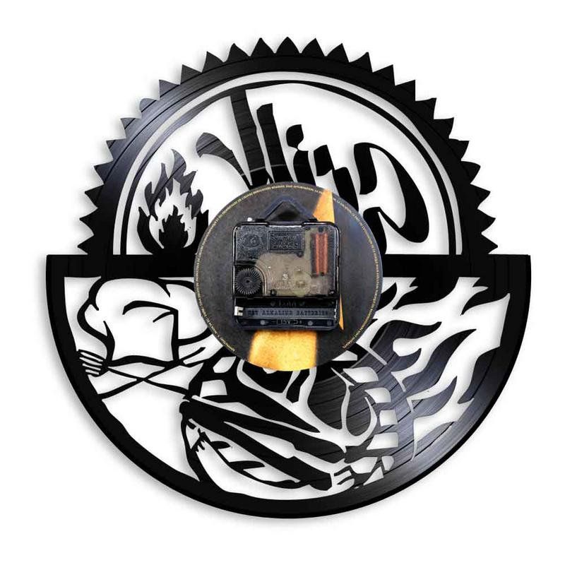 Uhren: Grill Schallplattenuhr 30 cm /  NEU – Neu und originalverpackt aus Arth von 100i 1