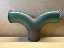Vintage +GF+ (Georg Fischer) Y-Stück - Industriedesign