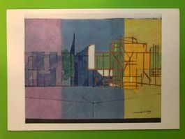 Postkarte J. Villon, 1955