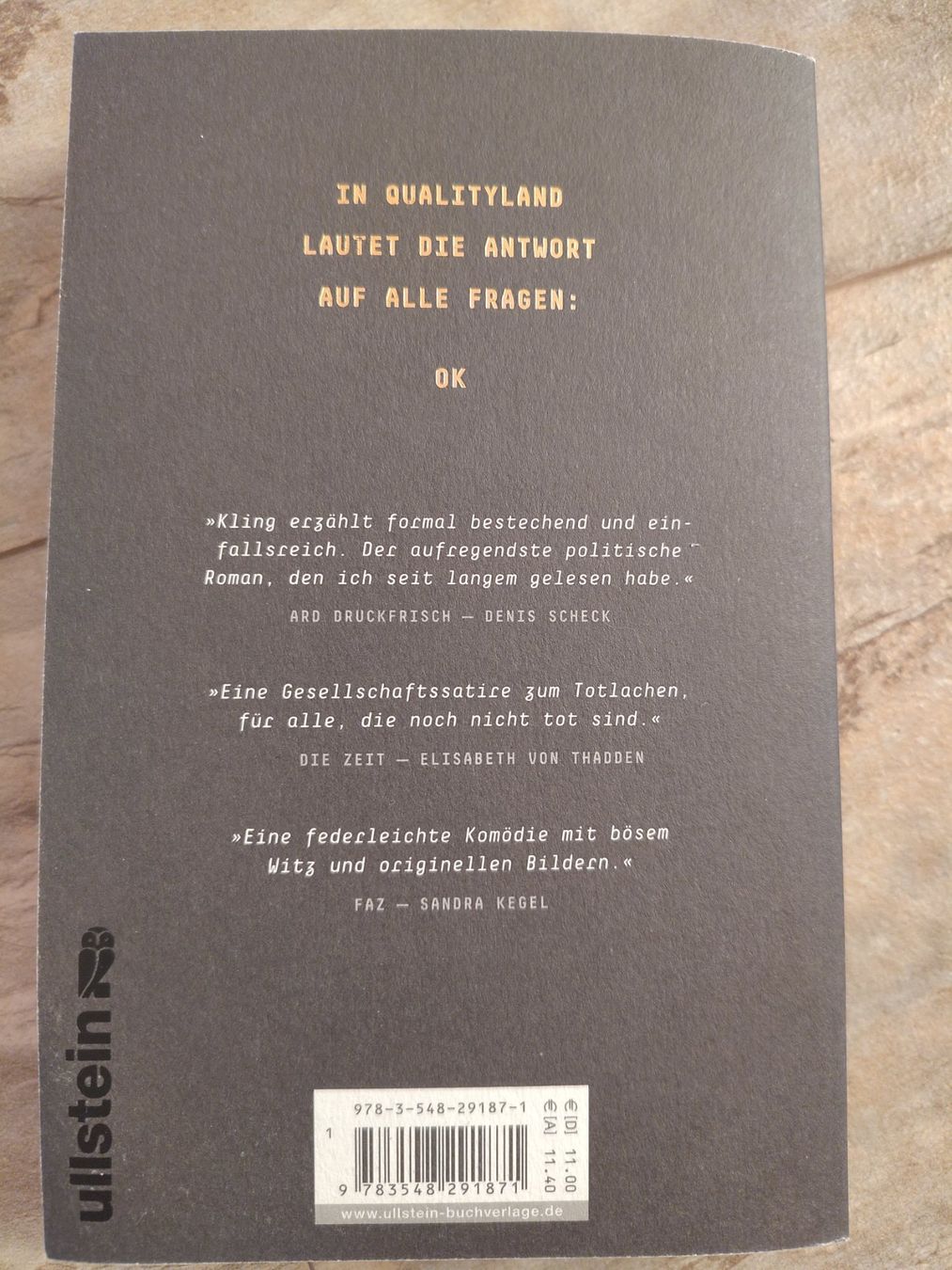 Libri: Qualityland von Marc Uwe Kling – Usato da Teuffenthal BE venduto da ganzguet 1