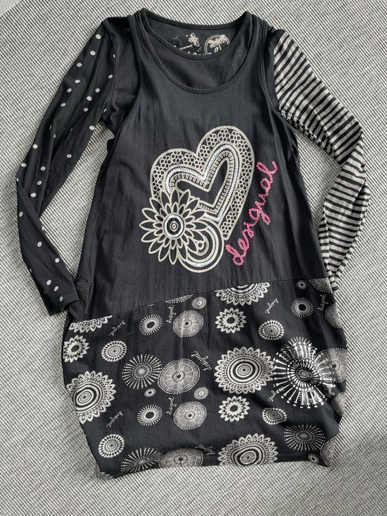 Desigual Robe Raba 18sgvw11- Rose - 11/12 ans
