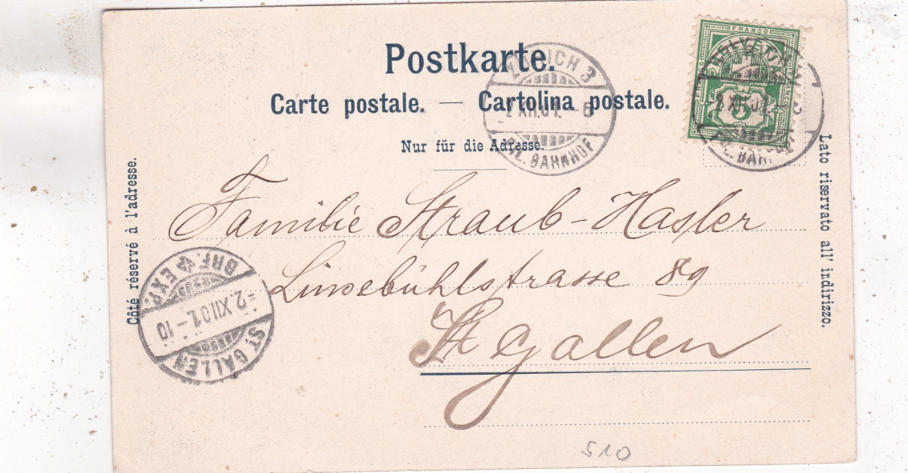 Cartoline postali: St. Moritz 1900 – Usato da Herisau venduto da Lisegrat2008 1