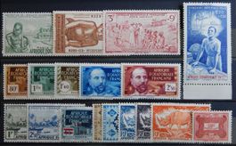 Franz. Äqudorialafrika ex. Kat. 48-264 */(*)/gest. 1937/47