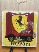 Ferrari Bild, Leinwandbild, Original Signiert, Top!