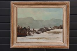 Tableau Peinture Jean KNECHTLI La Couline Suisse
