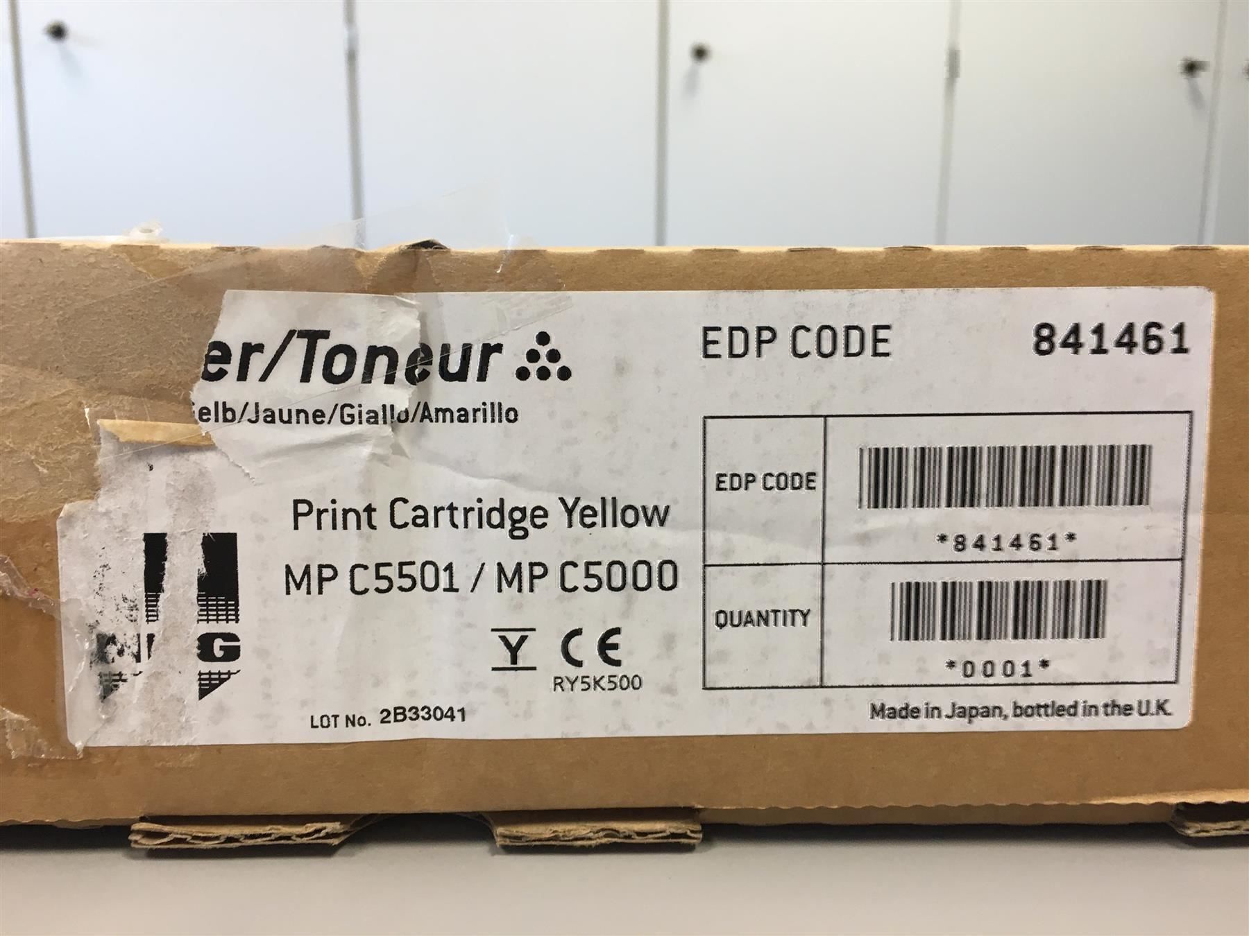 Ricoh Cartucce per stampanti & toner: Toner Ricoh MP C5000 Gelb – Nuovo e nell'imballaggio originale da Wängi venduto da Bmo 1