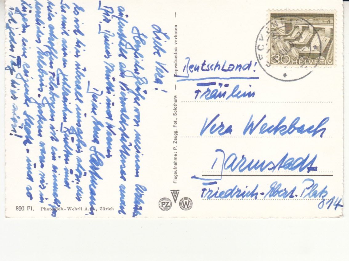 Ansichtskarten: Beckenried 1959 – Gebraucht aus Bürglen TG von StampGraf 1