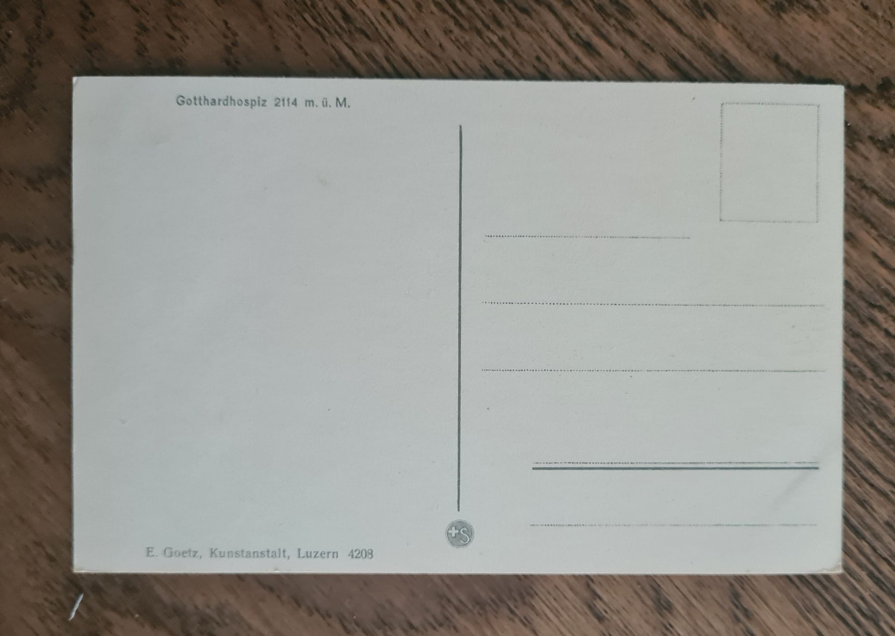 Cartoline postali: Gotthardhospiz – Usato da Ebikon venduto da Donar50 1