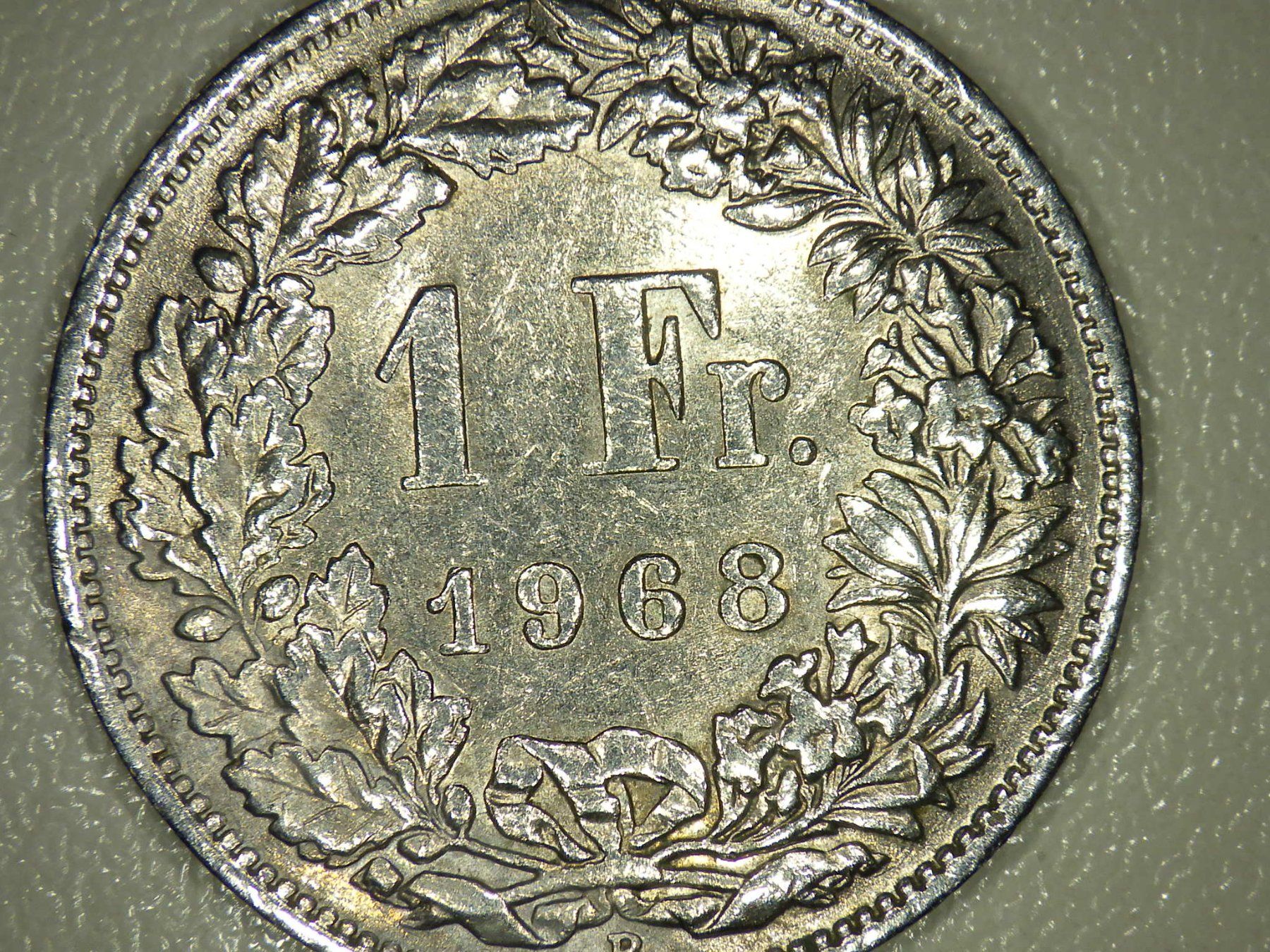 Tutti le monete: Schweizer Münze 1 Fr. 1968 – Usato da Egg b. Zürich venduto da yan_6728 1