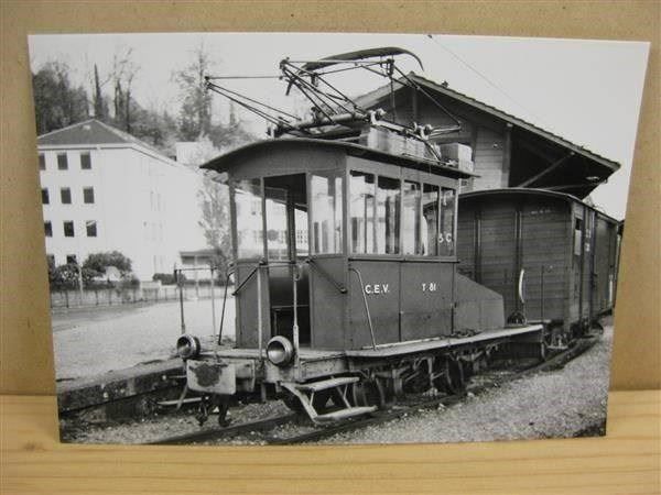 Ansichtskarten: Chemins de fer électr. veveysans – Gebraucht aus Malters von Marosko