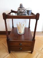 🤩BEISTELLTISCH AUS HOLZ MIT ZWEI SCHUBLADEN