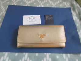 PRADA SAFFIANO PLATINO Geldbörse/Portemonnaie/Wallet