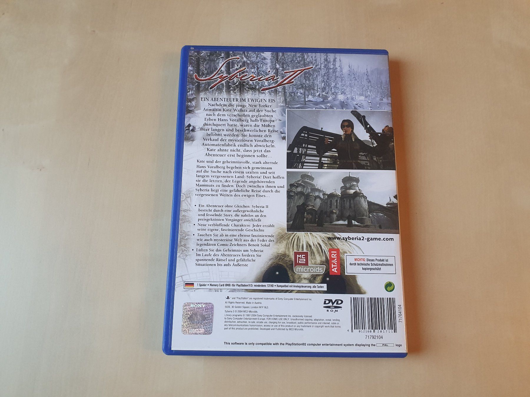 Sony Giochi: Syberia 2 II – Usato da Stansstad venduto da collectorsshop 1