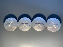 4x Original MITSUBISHI Nabendeckel ø60 Aussend. Versand 10Fr