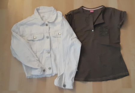 Mädchen Jacke + T-shirt,Gr.152,11-12-Jährige,Marke:ZARA+KIDS