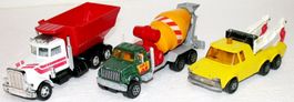 3x Vintage LKW Truck Camion