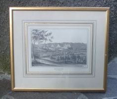 Eingerahmtes Bild von Burgdorf, von Schönbühl aus