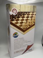 Schachspiel Cayro klappbar aus Holz neu in OVP