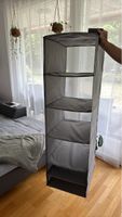 Hängender Kleiderschrank Organizer 6 Fächer Grau Top Zustand