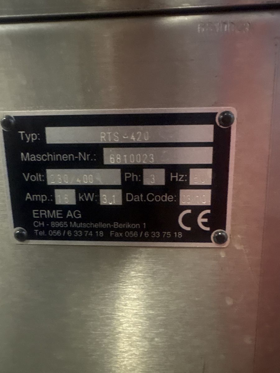 Tutte le macchine: Erme Schalensiegler RTS 420 – Usato da Oberrüti venduto da inf_hlk2 2