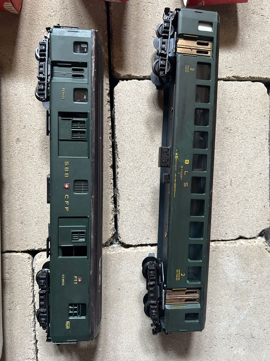 Modellini di ferrovie: SBB CFF FFS Züge / Lokis Set 1/87  – Usato da Basel venduto da bellespirit 7