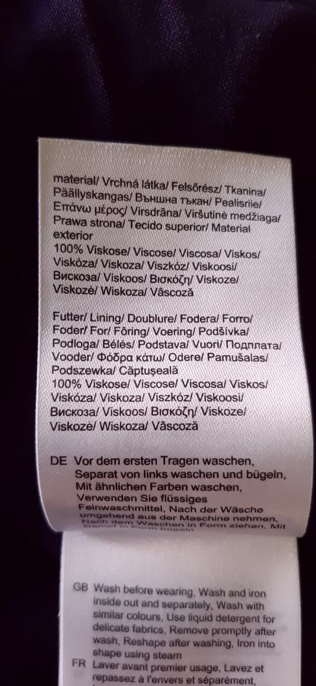 Vestiti: Sommerliches Maxikleid, Grösse 40, Blau/Weiss gemustert – Usato da Ibach venduto da kleineMythen 2