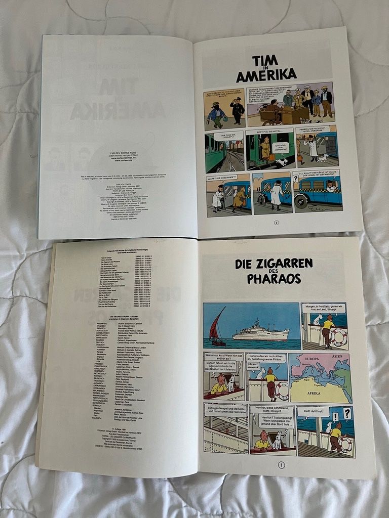 Fumetti: 4 Tim und Struppi Comics Konvolut – Usato da Steinach venduto da Momoco 3