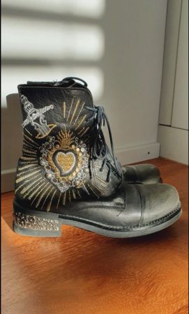 Unique Boots / Stiefelette Leder Grösse 36 NEU