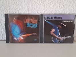 2CD Luther Allison- Blue , &  Bernard Allison- Storms 😍