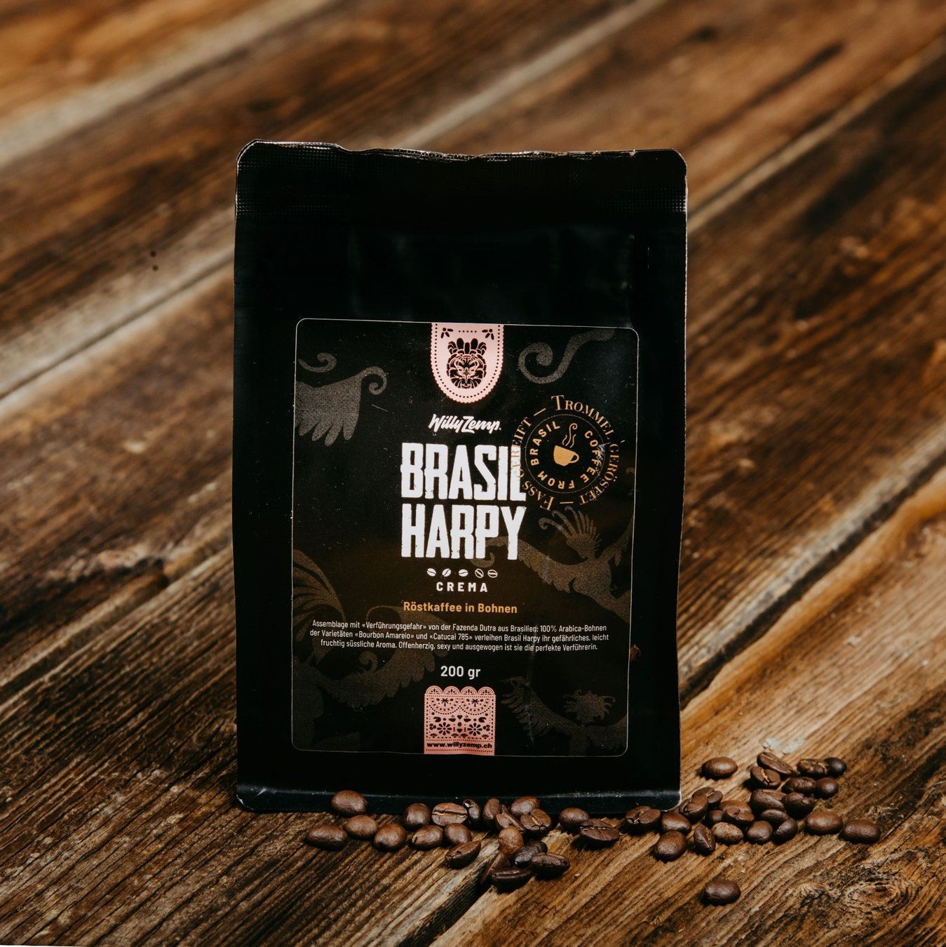 Lebensmittel & Spezialitäten: Brasil Harpy Crema Coffee from Brasil – Neu und originalverpackt aus Doppleschwand von Kaffee-Sommelier