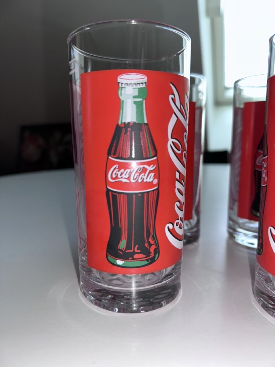 Coca-Cola Bicchieri: 6X Verres Coca-Cola vintage – Nuovo (secondo la descrizione) da Gampelen venduto da theboywhoworks 2
