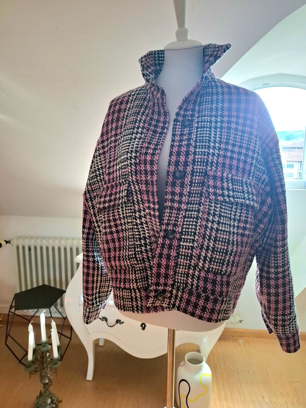 Cappotti: Le Petite Etoile Jacke, kariert, Gr.2 NEU – Nuovo e nell'imballaggio originale da Basel venduto da Chahri