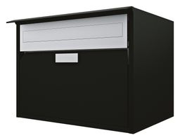 HUBER Briefkasten Alu 400 schwarz (Ref.04/26)